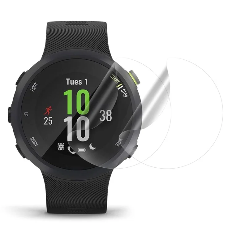 2pcs Sensitive Touch TPU TPU Protecteur D'écran Pour Garmin Foreunner 45 Plus Smart Watch Clear Film