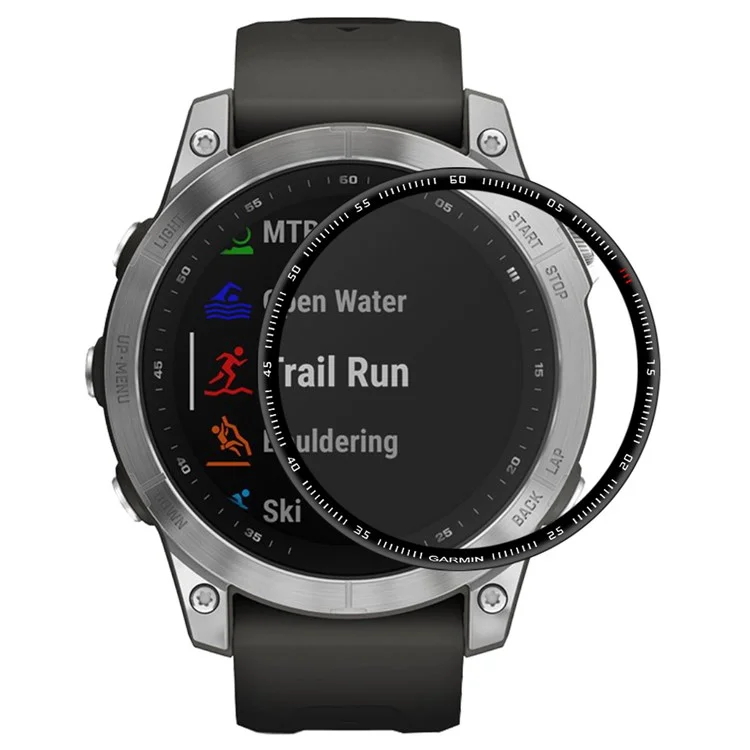 Enkay Hat Prince Protector de Pantalla Para Garmin Fenix ​​7s, Cobertura Completa de la Cobertura Completa de la PC Suave y Resistente a Los Rasguños Soft Borde + PMMA Touch Sensitive Film