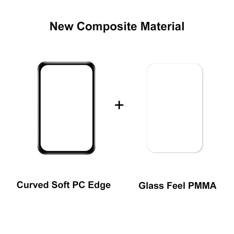 Enkay Hat Prince 2pcs/set Watch Screen Protector Для Huawei Watch Fit, Полное Покрытие HD Clarity Custerful Forpt PC Edge + PMMA Film Guard