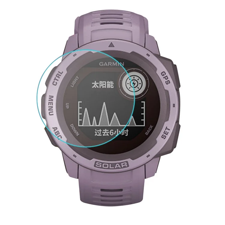 Para Garmin Instinct Solar/Instinct 2 D32mm Filme TPU Flexível de Alta Definição Anti-explosão Easy Instalation Screen Protetor