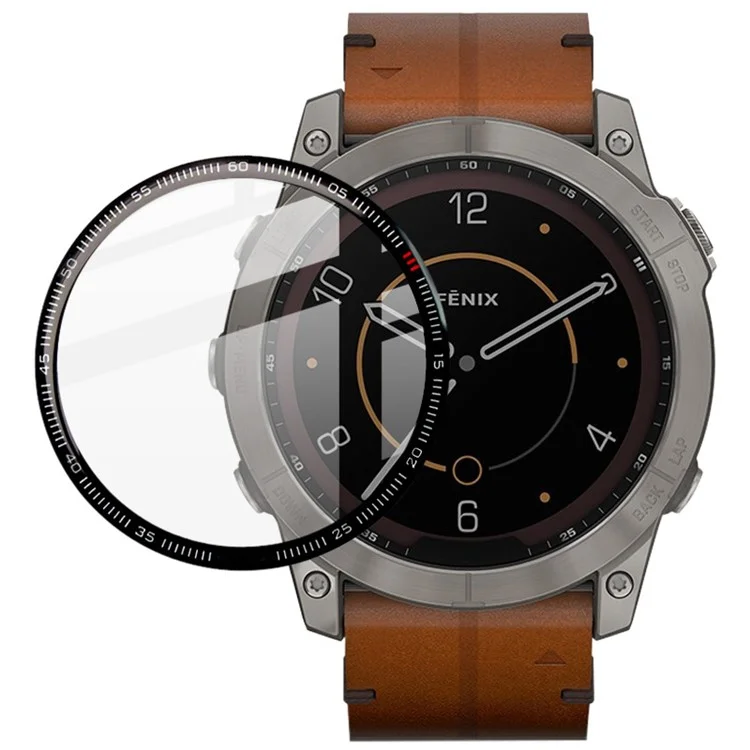 IMAK für Garmin Fenix 7X HD Smartwatch-Bildschirmschutz Anti-Kratzer Weich PMMA Schutzfolie