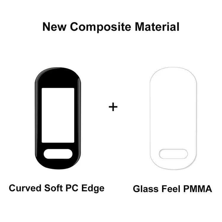 ENKAY HAT PRINCE 2 Unidades/Conjunto Para Pantalla Protectora de Película PC Suave y Clara de 3D Curva HD de GarminSmart 5, Cubierta de Pantalla Antirayones de PMMA de Cobertura Completa