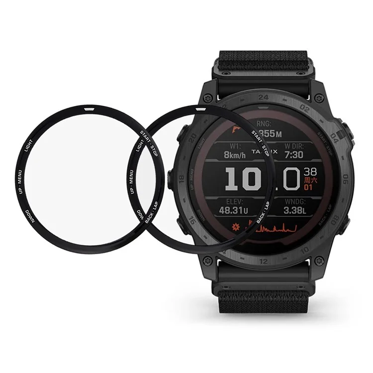 Для Garmin Tactix 7/7 Pro 2шт/комплект 3D изогнутый край Защитная пленка для экрана PMMA Clear Soft Film Guard