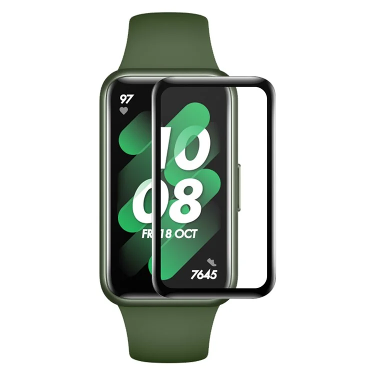 Enkay Hat Prince Per Huawei Band 7/Band 6/Honor Band 6 ad Alta Trasparenza Protettore Completo Protettore 3D Curved PC Soft PC Edge + PMMA Ultra Clear Protective Film