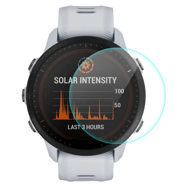 ENKAY HAT PRINCE High Alluminio-silicio Vetro Protettore dello Schermo per Garmin Forerunner 955, 0,2 mm HD Chiaro Anti-graffio Tutto Colla Pellicola Protettiva per Schermo Orologio