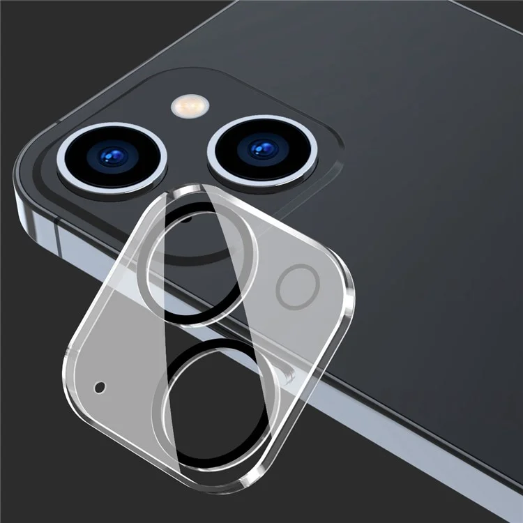 ENKAY HAT PRINCE Pour iPhone 13 6.1 pouces / 13 mini 5.4 pouces Protecteur d'objectif de caméra en verre trempé, version anneau noir