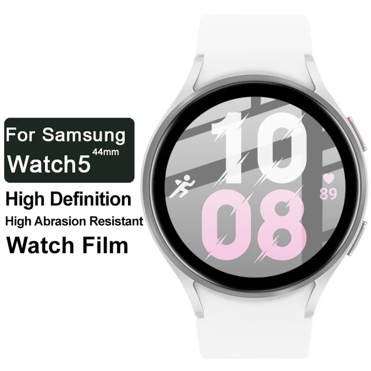 IMAK For Samsung Galaxy Watch 5 44mm Screen Protector Ultra Clear Scratch-resistant PMMA Watch Screen Film