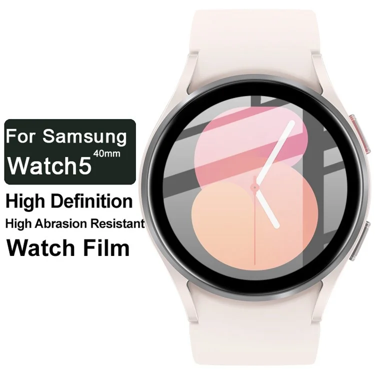 IMAK For Samsung Galaxy Watch 5 40mm PMMA Screen Protector Anti-abrasion Sensitive Touch Protective Watch Film