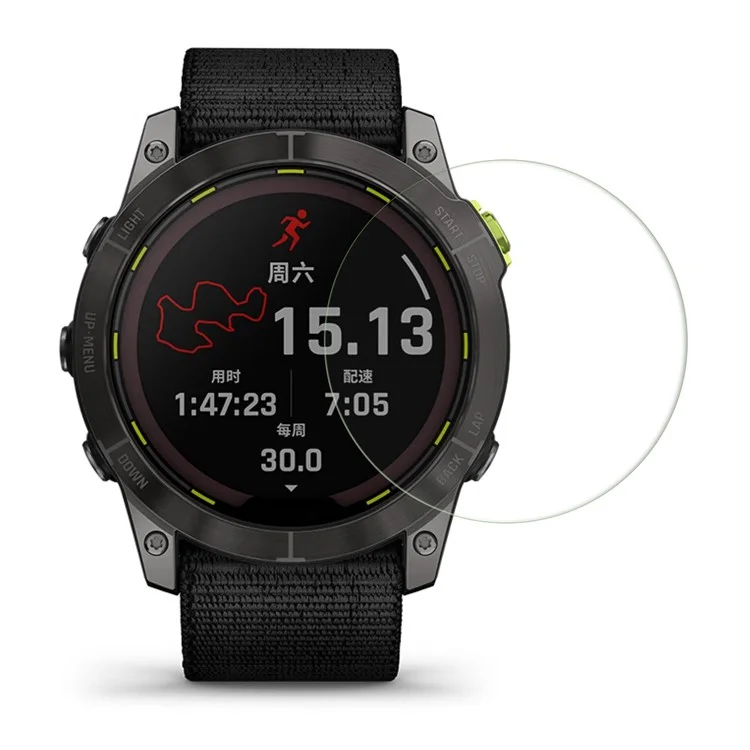 Para Garmin Enduro 2 D41mm Soft Flexible TPU Screen Protector Anti-Explosion HD Clear Film