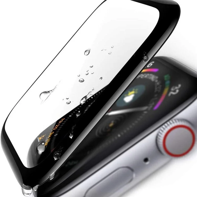 Pour Apple Watch Series 8 45mm Anti-scratch HD Clear Full Glue Screen Protector 3D Curved Full Coverage Tempered Glass Film