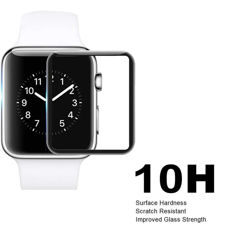 Pour Apple Watch Series 8 45mm Anti-scratch HD Clear Full Glue Screen Protector 3D Curved Full Coverage Tempered Glass Film