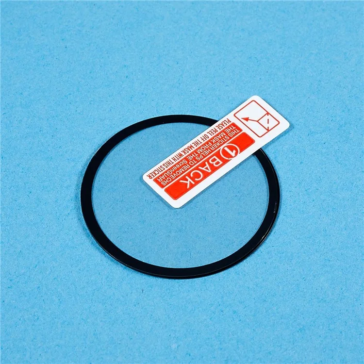 2 pièces / Paquet de protecteur d'écran en verre trempé pour Samsung Galaxy Watch 5 44mm Silk Printing Watch Film Protection d'écran HD Full Coverage