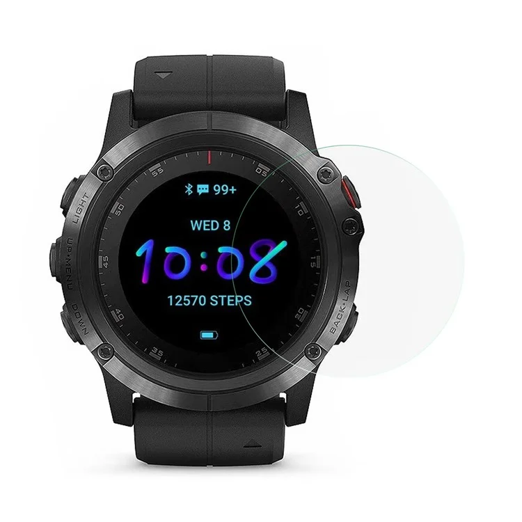 Per Garmin Fenix 5S Plus 0,18 mm 2,5D Film protettivo anti-esplosione Smart Watch Clear Vetro temperato Schermo Protettore