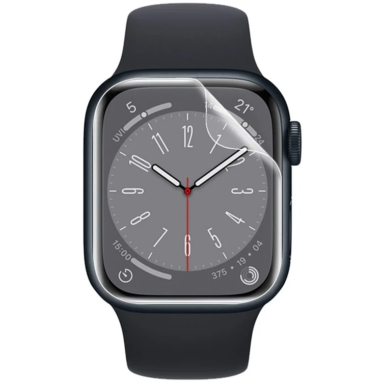 IMAK 2Pcs / Set for Apple Watch Series 9 / 8 / 7 45mm Hydrogel Film III Curved Surface Transparent TPU Film Anti-scratch Screen Protector
