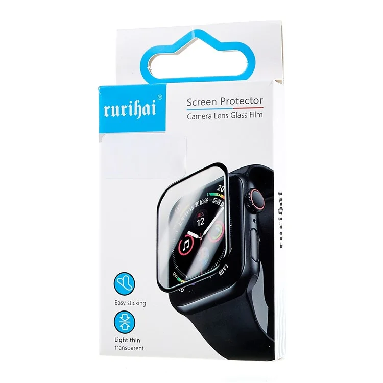 Rurihai Para Apple Watch Ultra 49mm Protetor de Tela de Seda de Seda Cobertura Completa Filme de Vidro Com Vidro Temperado Com Temperatura