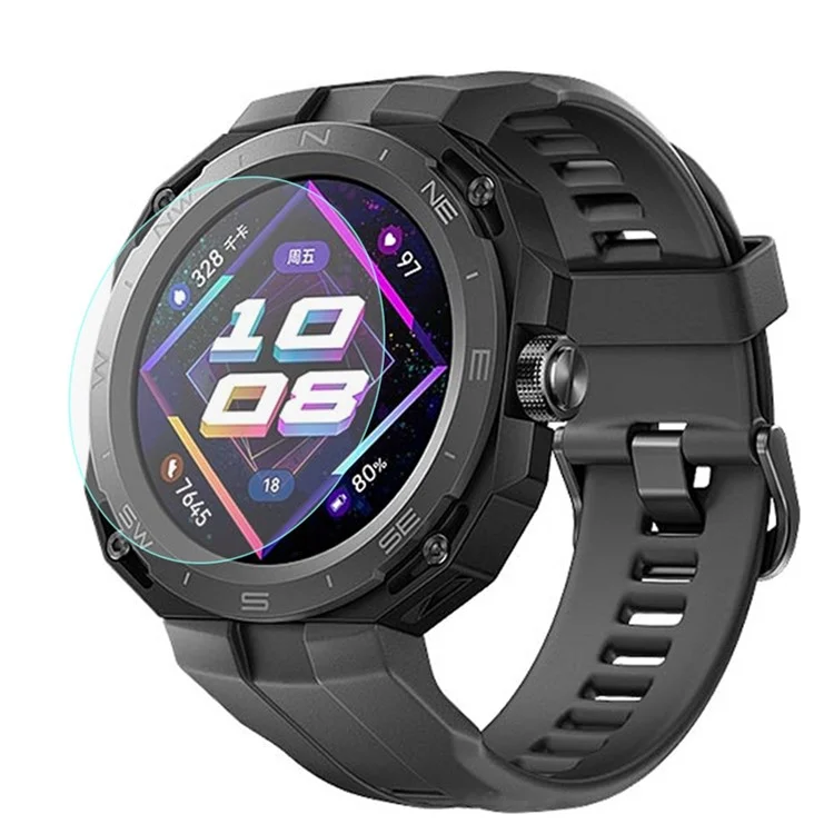 Para Huawei Watch GT Cyber ​​tempered Glass Screen Protector 0,3mm HD Clear Anti-ratch Watch Film