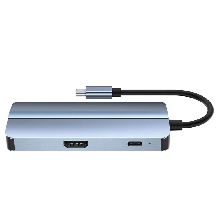 Adaptador de Cubo USB 3.0 de Várias Portas 6 em 1 Estação de Ancoragem do USB3.0 Extender Tipo-c Com 3 x USB 3.0