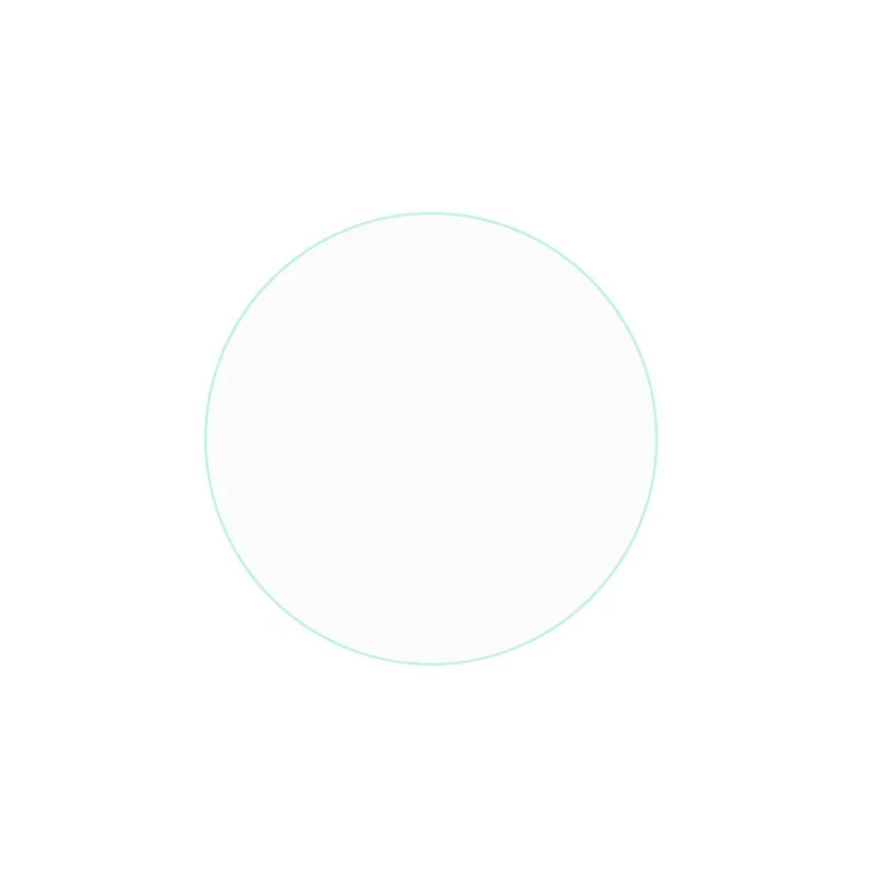 För Coros Apex 2 Pro D37mm Antiexplosions-skärmskydd Högtransparens Skållskydd TPU Skärmfilm