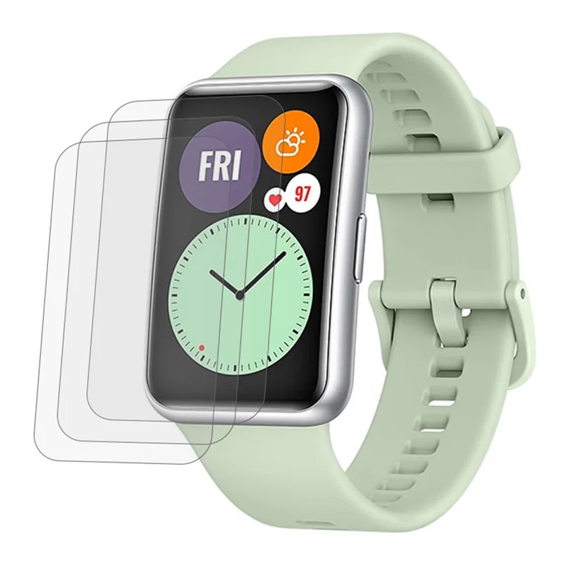 3PCS Displayschutzfolie für Huawei Watch Fit, ultra-klarer, explosionssicherer TPU-Displayfilm