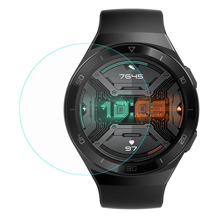 Película de Proteção de Tela de TPU Transparente para Huawei Watch GT 2e 42mm Anti-impressões Digitais