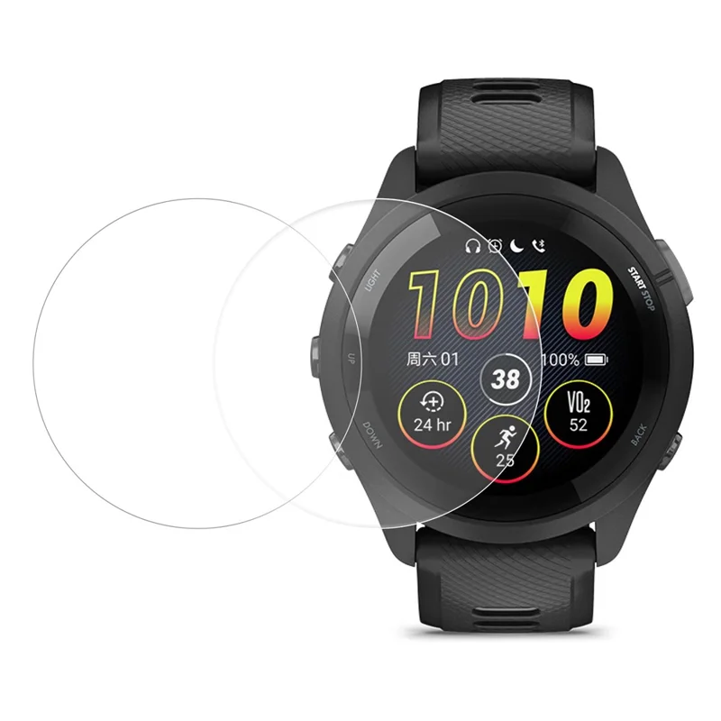 2Pezzi / Confezione Per Garmin Forerunner 265 Protettore Dello Schermo TPU Resistente ai Graffi Pellicola Protettiva HD Trasparente