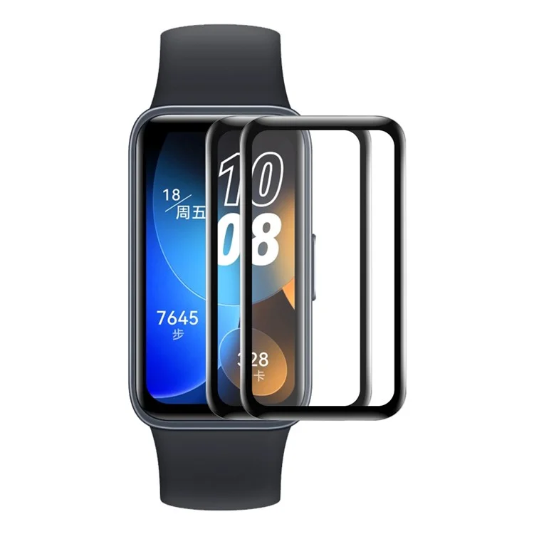 ENKAY HAT PRINCE 2 шт. / Набор для Huawei Band 8 / Band 8 NFC / Band 9 / Band 9 NFC Защитная пленка для экрана PMMA 3D Curved Film