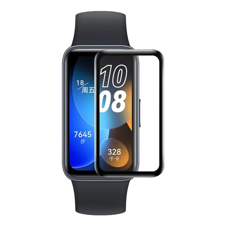 ENKAY HAT PRINCE для Huawei Band 8 / Band 8 NFC / Band 9 / Band 9 NFC 3D Curved Watch Защитная пленка для всего экрана, мягкая ПК-кромка+PMMA HD Прозрачная пленка