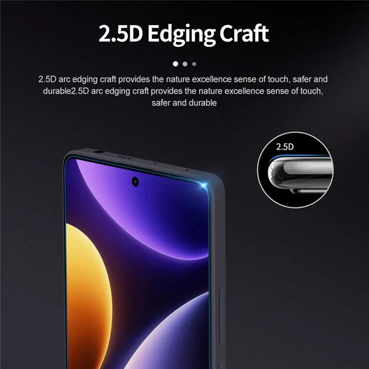 NILLKIN H+Pro für Xiaomi Redmi Note 12 Turbo / Poco F5 5G Bildschirmschutz Antiexplosionsschutz HD-Klares AGC-Glasfilm