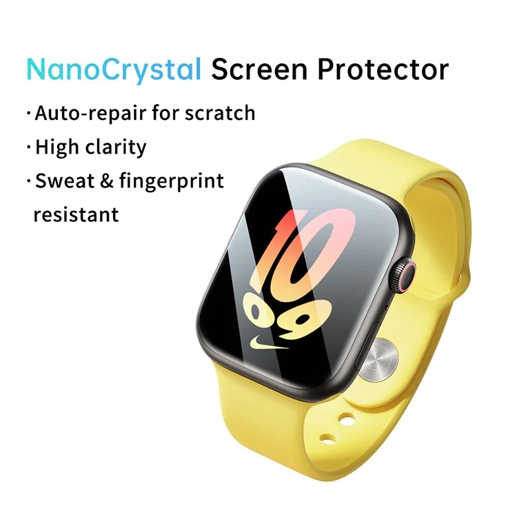 BASEUS 2Pcs Screen Protector per Apple Watch SE (2023) / SE (2022) / SE / 6 / 5 / 4 40mm, Pellicola Protettiva per Schermo in TPU Autoriparante