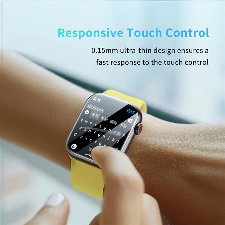 BASEUS 2Pcs Screen Protector per Apple Watch SE (2023) / SE (2022) / SE / 6 / 5 / 4 40mm, Pellicola Protettiva per Schermo in TPU Autoriparante
