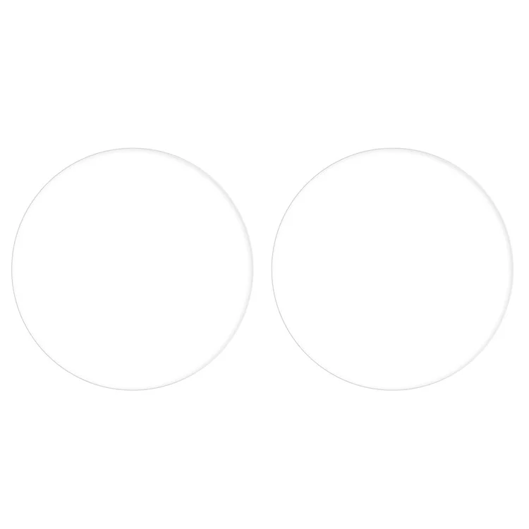 2Pcs / Set For Garmin Approach S70 47mm Protetor de Tela de Vidro Temperado 2.5D Arc Edge Anti-Arranhões Filme de Relógio Transparente