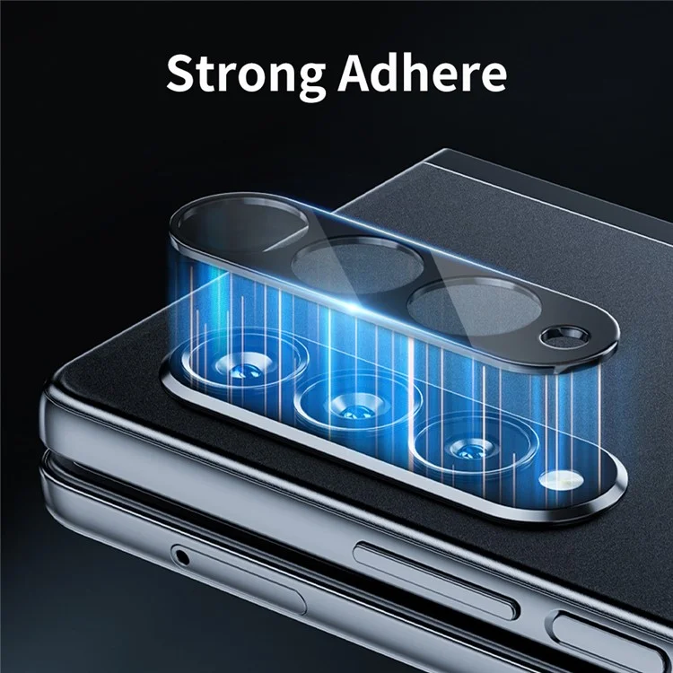 ENKAY HAT PRINCE 2Pcs Clear Lens Fim for Samsung Galaxy A24 4G (162.1 x 77.6 x 8.3mm) Tempered Glass Camera Lens Protector - Black