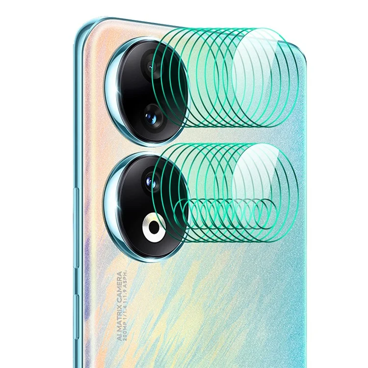 ENKAY HAT PRINCE 10 Set pour Honor 90 Protecteur d'objectif de caméra 9H Verre en aluminium-silicium de haute qualité 0,2 mm Haute clarté Garde d'objectif