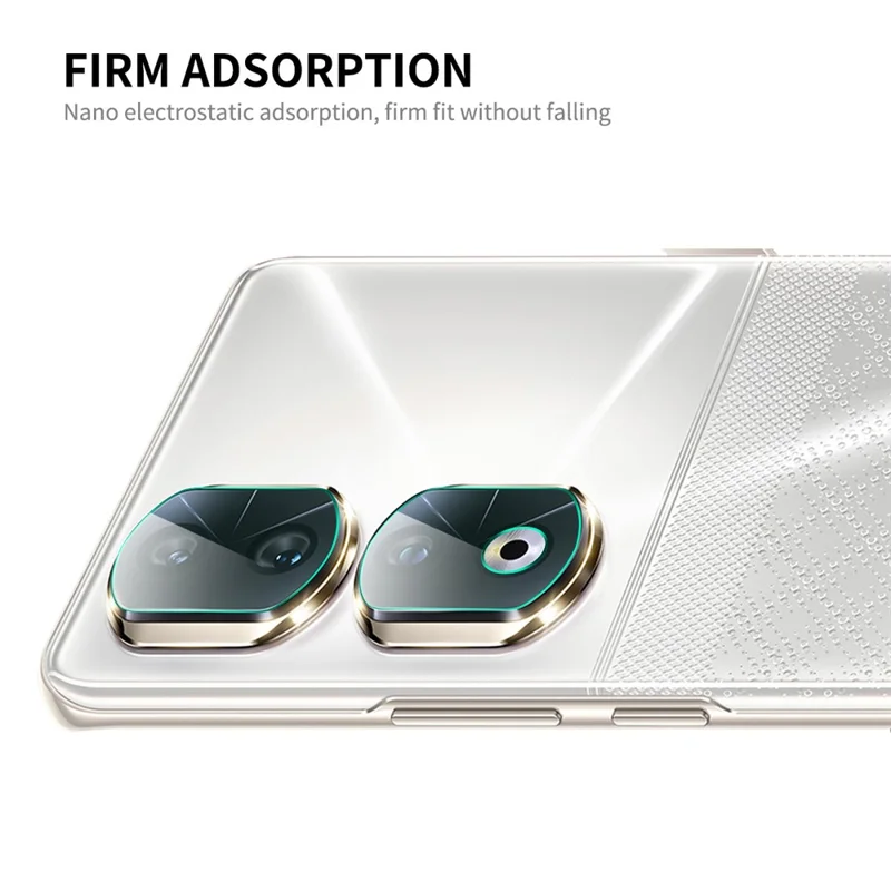 ENKAY HAT PRINCE 1 Set 0.2mm Protecteur d'objectif de caméra pour Honor 90 Pro, verre en aluminium-silicium de 9H, film arrière pour objectif de caméra