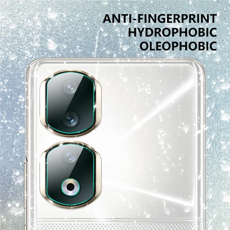 Filme de lente de câmera ENKAY HAT PRINCE 2 Set Back para Honor 90 Pro, vidro de alumínio-silício de 9H de alta resistência 0,2 mm HD Protetor de lente da câmera