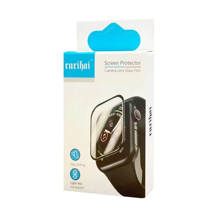 RURIHAI Pellicola Protettiva per Huawei Band 8 / Band 8 NFC / Band 9 / Band 9 NFC Anti-Graffio PMMA 3D Curvo Schermo Intero Colla