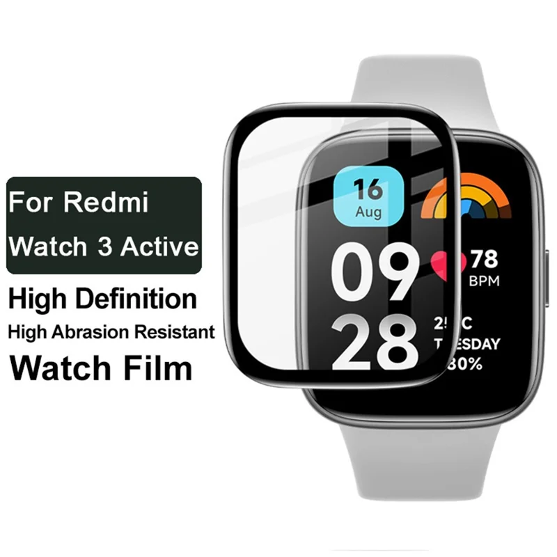 IMAK Para Xiaomi Redmi Watch 3 Active HD Clear PMMA Screen Film Guard Watch Screen Protector