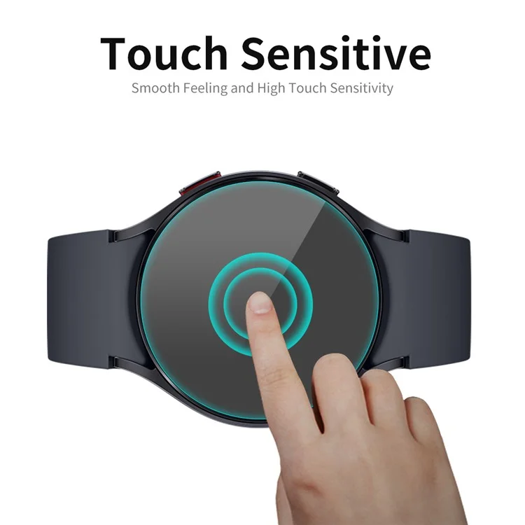 ENKAY HAT PRINCE 2PCS Для Samsung Galaxy Watch7 40 мм / Watch6 40 мм Смарт-часы Плёнка 0,2 мм 9H Высокий алюминиево-кремниевый стекло HD Clarity Экран Протектор