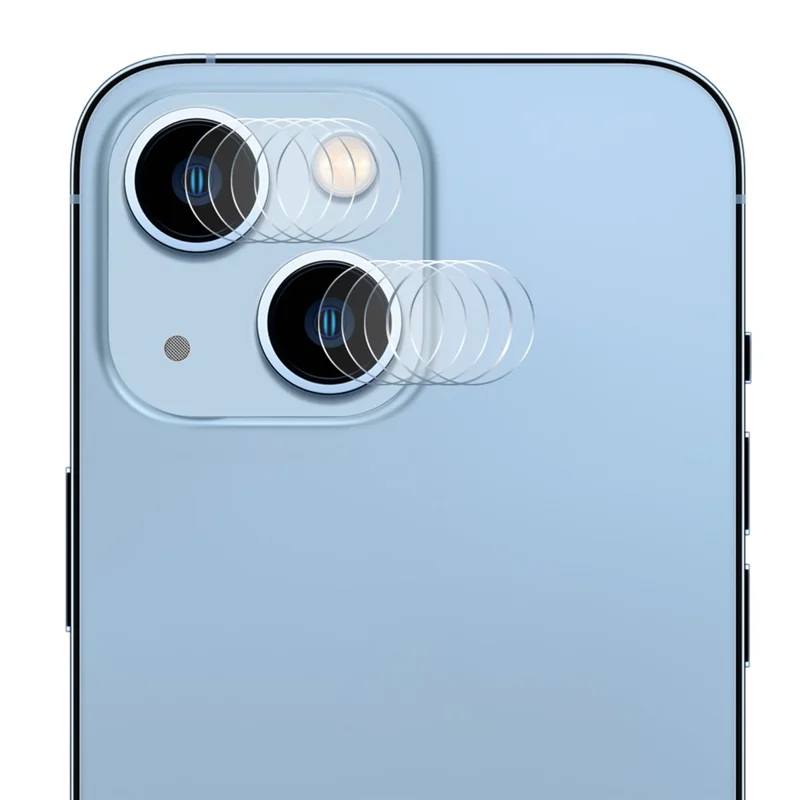 ENKAY HAT PRINCE 5 Group / Set Back Camera Lens Protector для iPhone 15 / 15 Plus , 0.2 мм 9H High Алюминий-кремниевый Стекло Пленка (2Pcs / Group)