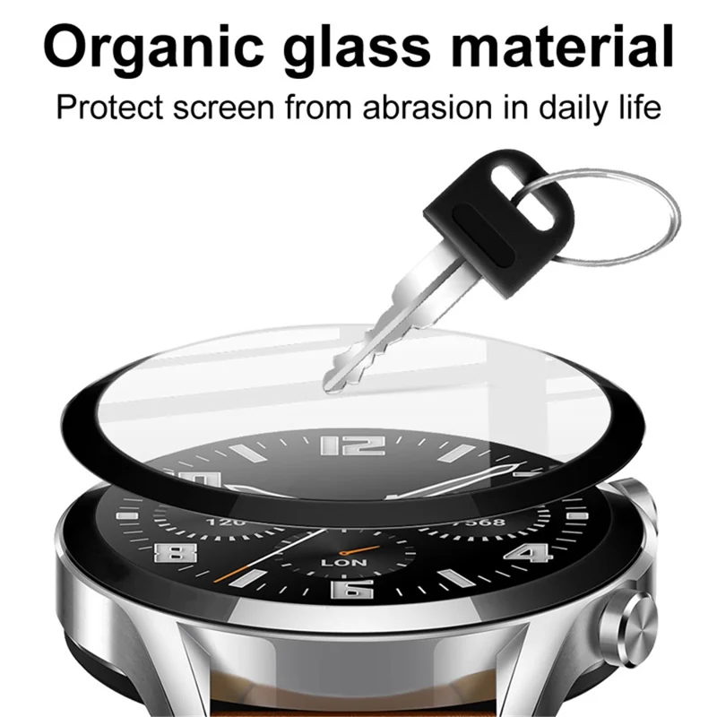 IMAK PMMA Screen Protector for Samsung Galaxy Watch6 Classic 43mm (Bluetooth-compatible Version) , HD Anti-Bubble Soft Film
