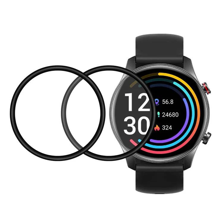 2Peças / Pacote para Relógio ZTE Red Magic Watch Vitality Edition Protetor de Tela Alta Definição Filme de Tela PMMA de Relógio