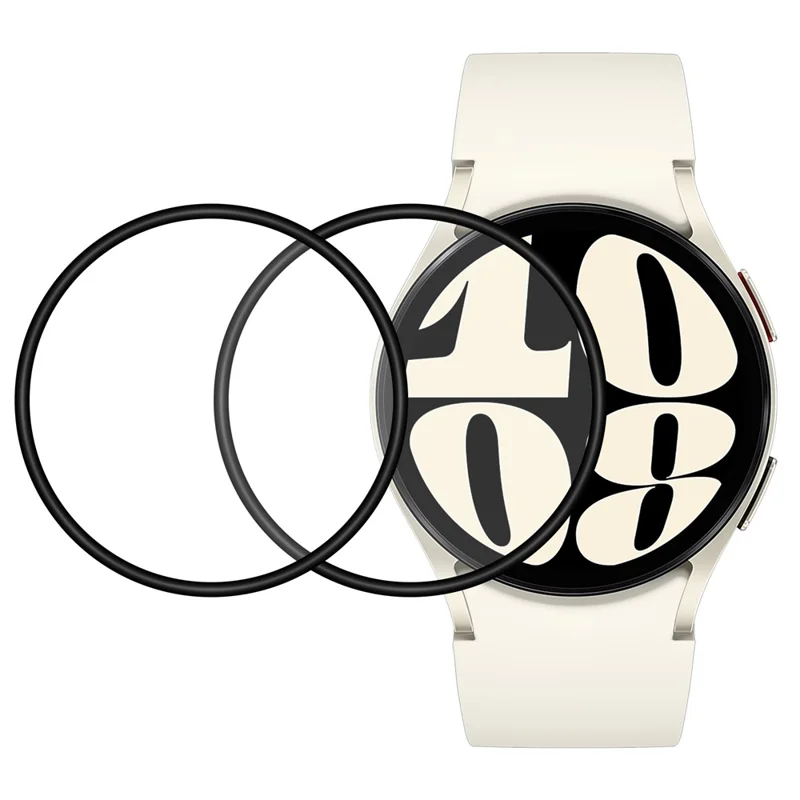 2 sztuki / opakowanie na ekran Samsung Galaxy Watch7 40 mm / Watch6 40 mm ochronna folia z PMMA odporna na zarysowania, przeźroczysta folia na zegarek