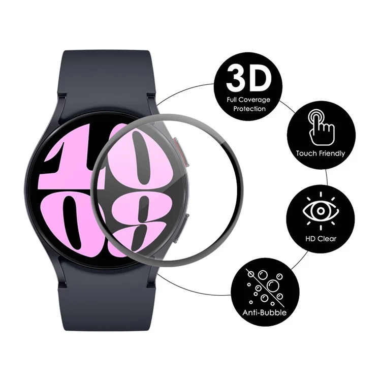 ENKAY HAT PRINCE Per Samsung Galaxy Watch7 40mm / Watch6 40mm Full Screen Protector 3D Curved Soft PC Edge+PMMA Watch Film