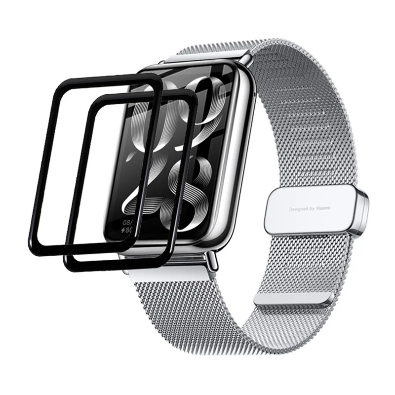 2 unidades / Paquete para Xiaomi Smart Band 8 Pro Protector de pantalla cristal claro PMMA Película de pantalla de reloj