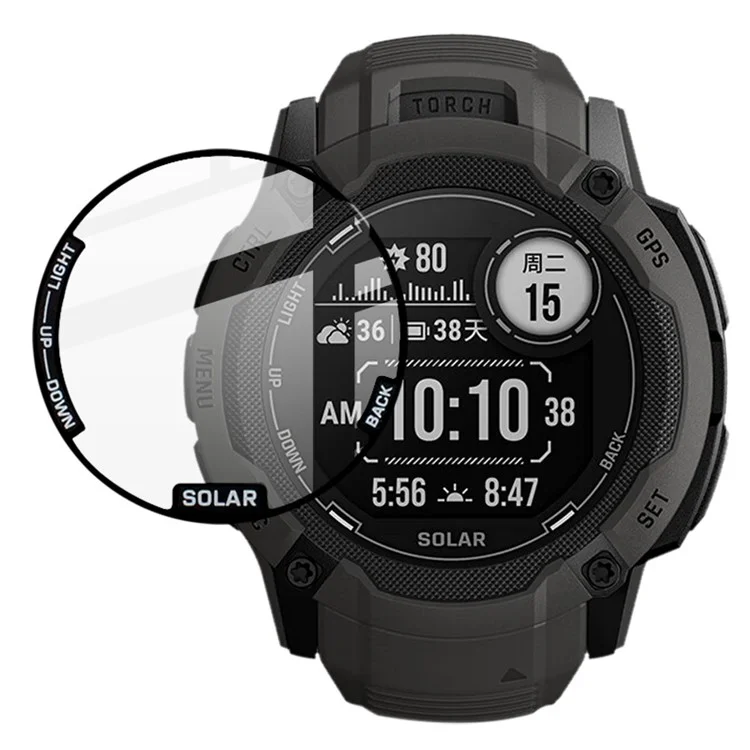 IMAK Para Garmin Instinct 2 Protetor de Tela PMMA Anti-Arranhões Película Protetora de Tela