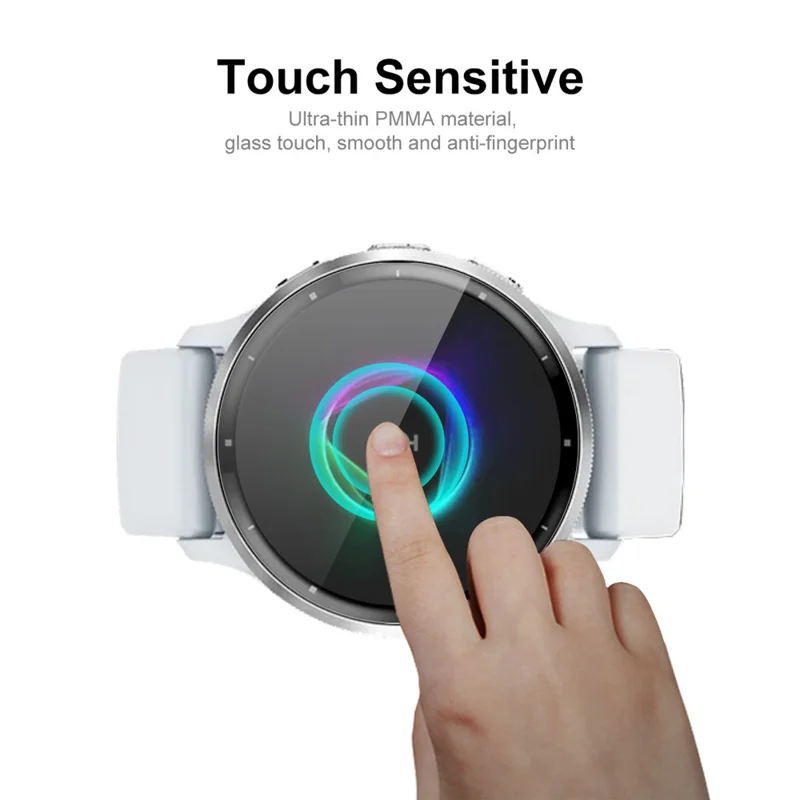 ENKAY HAT PRINCE 5Pcs Für Garmin Venu 3 Uhr PMMA Bildschirmschutz 3D Curved Soft PC Edge Vollständige Abdeckungsfolie