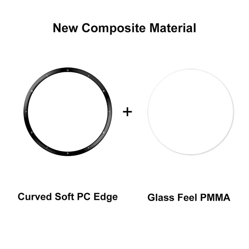 ENKAY HAT PRINCE Für Garmin Venu 3 3D Curved Soft PC Edge + PMMA Bildschirmschutz HD Clear Full Cover Film