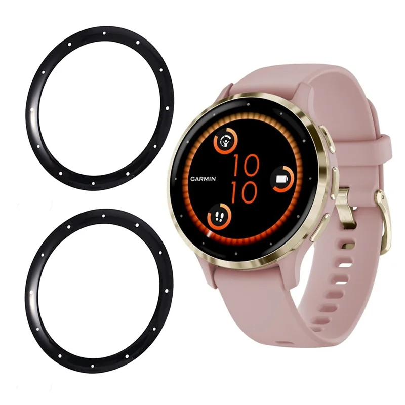 2Pcs / Pack Watch Screen Protector for Garmin Venu 3S , High Definition Anti-scratch PMMA Screen Film