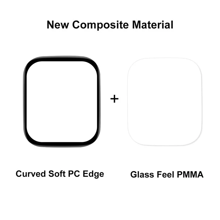 ENKAY HAT PRINCE 2 Pezzi per Huami Amazfit Bip 5 / Bip 5 Pro Protezione Schermo Copertura Completa Curva 3D Angoli Morbidi PC + Pellicola Antigraffio PMMA 