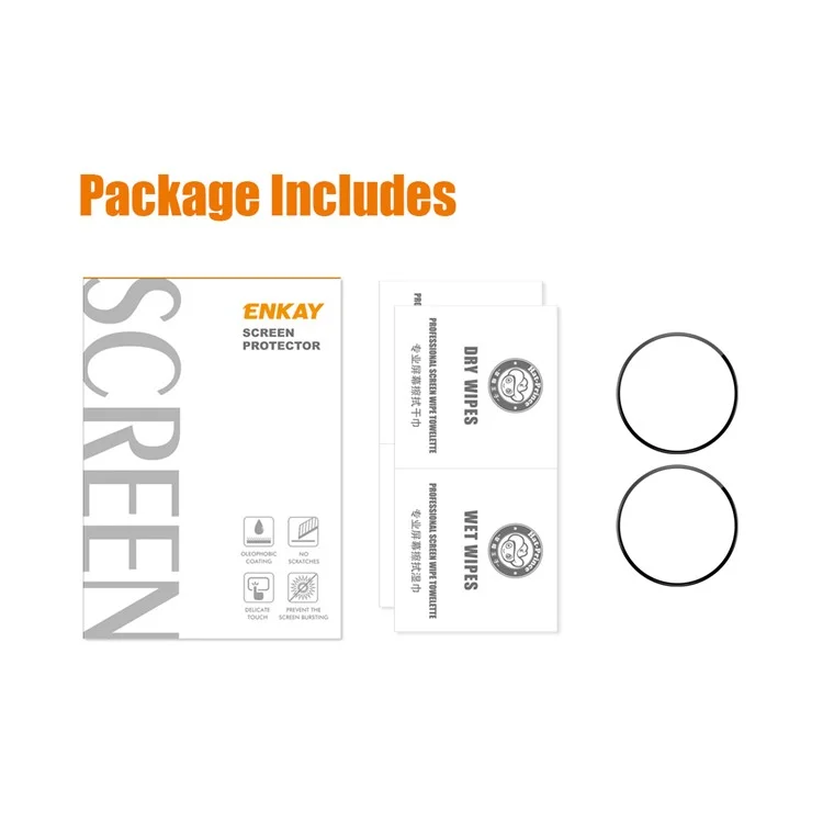 ENKAY HAT PRINCE 2Pcs For Huami Amazfit Cheetah / Cheetah Pro Screen Protector Full Cover 3D Curved Soft PC Edge + PMMA Film